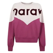 Etoile Isabel Marant - Two-Tone Logo Sweatshirt - Größe 34 - pink Etoile Isabel Marant - Two-Tone Logo Sweatshirt - Größe 34 - pink