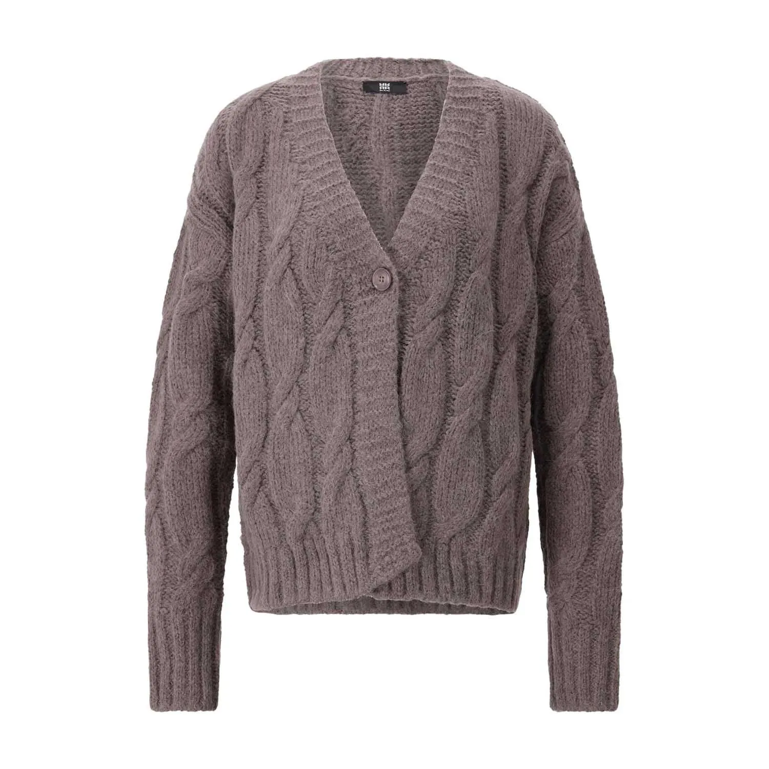 Riani - Strickjacke aus Woll-Mix - Größe 42 - braun Riani - Strickjacke aus Woll-Mix - Größe 42 - braun