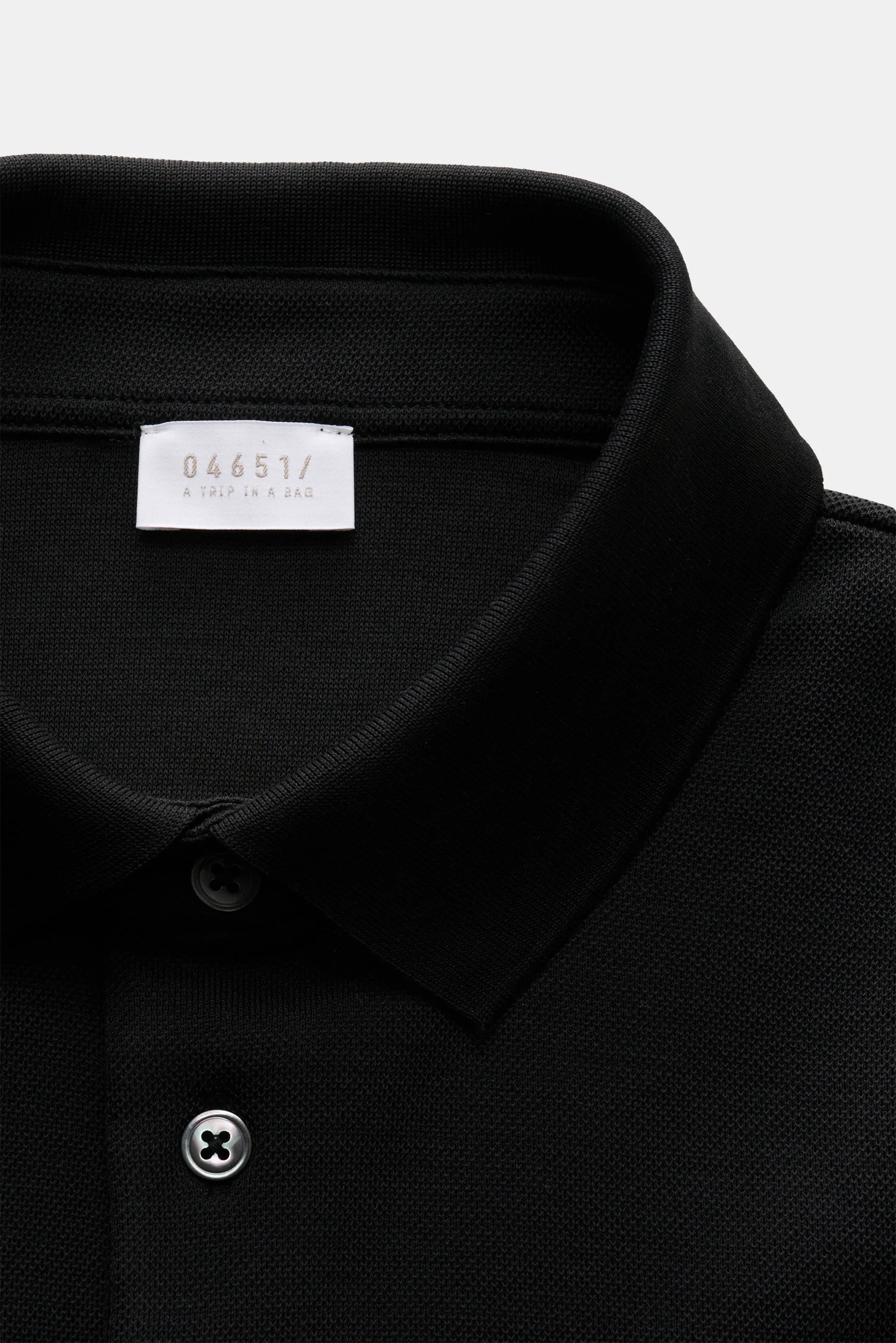 04651/ A trip in a bag - Herren - Poloshirt 'TP Polo' schwarz – Bild 2