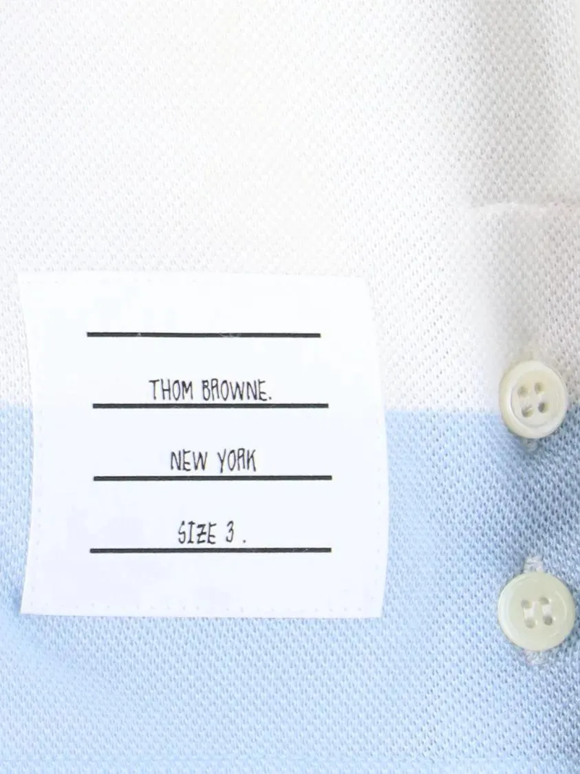 Thom Browne - "Striped T-Shirt" – Blue - Größe 00 - blau – Bild 2