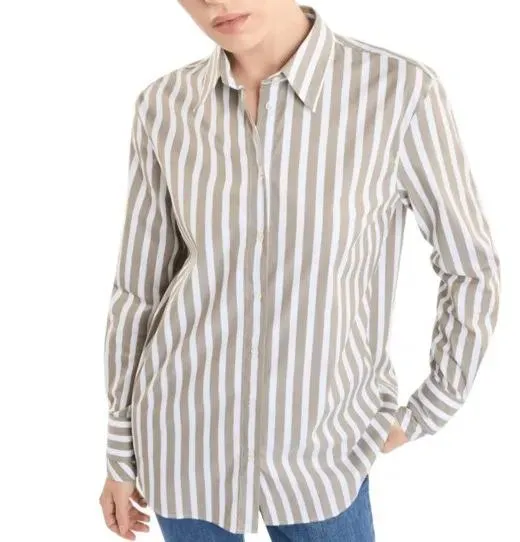 Fay - Long-Sleeve Green Fay Shirt With Embroidered Logo - Größe XL - grau – Bild 2