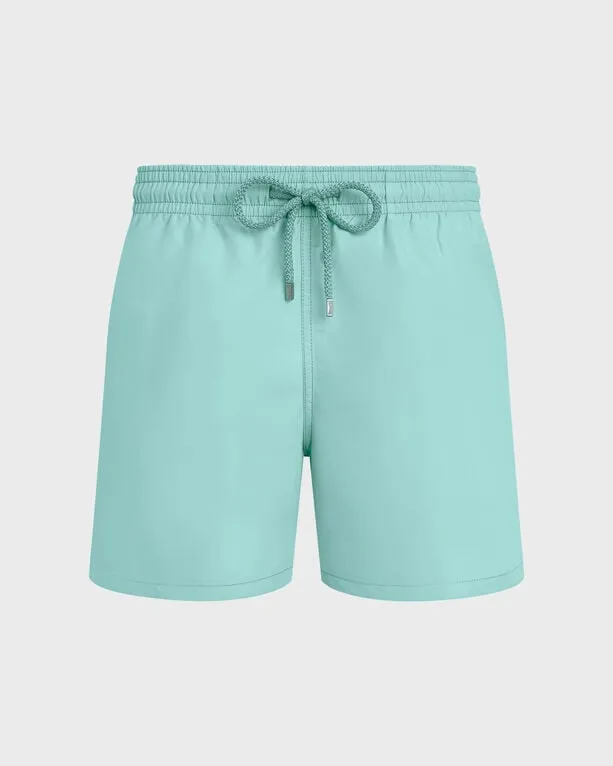 Vilebrequin - Solid Badeshorts Für Herren - Bademode - Moorea - Grün - Größe L Vilebrequin - Solid Badeshorts Für Herren - Bademode - Moorea - Grün - Größe L