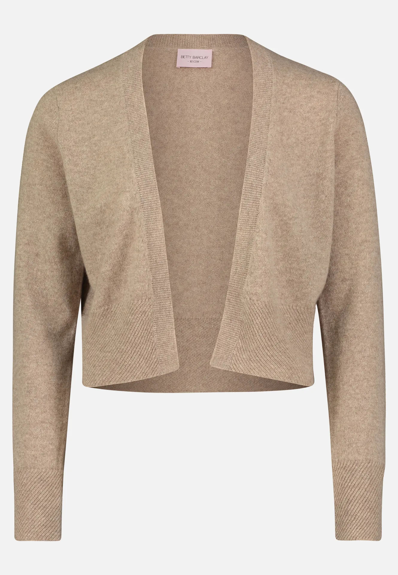 Kaschmir-Strickjacke mit Rippbündchen – Bild 3