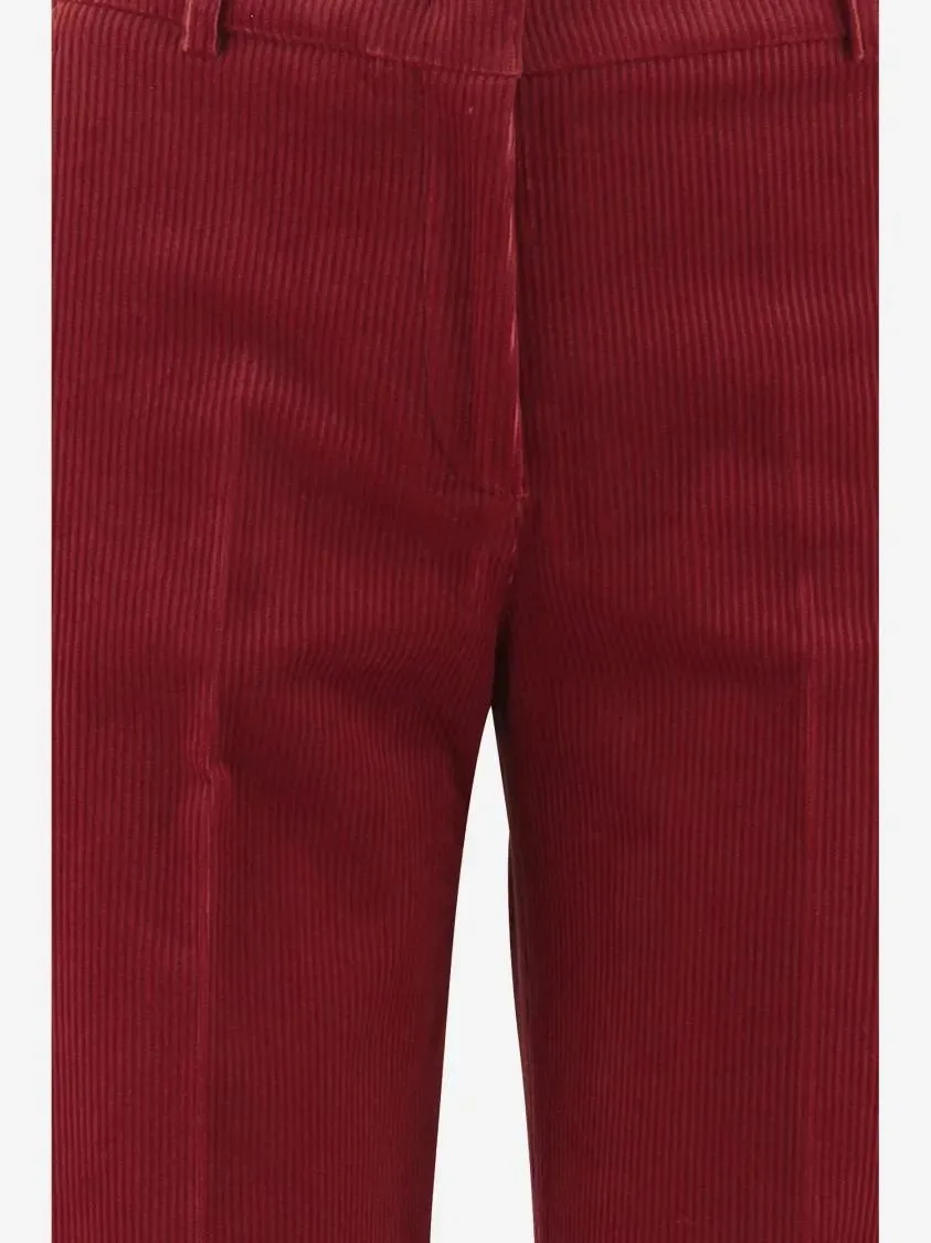 QL2 Quelledue - Stretch Cotton Melody Pants - Größe 38 - rot – Bild 2