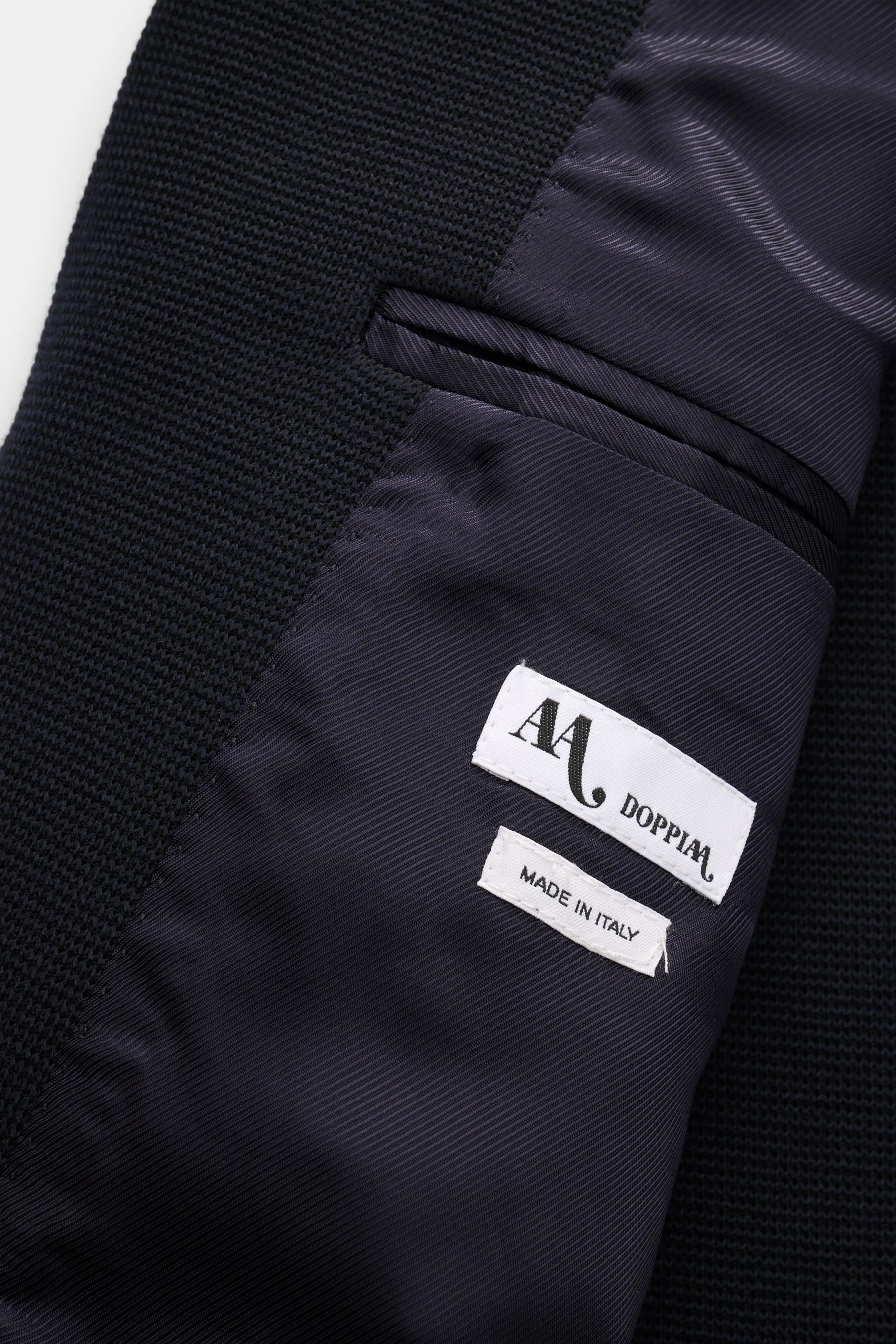 Doppiaa - Herren - Strickblazer 'Aanfiro' navy – Bild 4