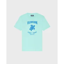 Vilebrequin - Baumwoll-t-shirt Mit Aufgedrucktem Kontrastlogo Aus Gummi Für Herren - T-shirt - Portisol - Grün - Größe M Vilebrequin - Baumwoll-t-shirt Mit Aufgedrucktem Kontrastlogo Aus Gummi Für Herren - T-shirt - Portisol - Grün - Größe M
