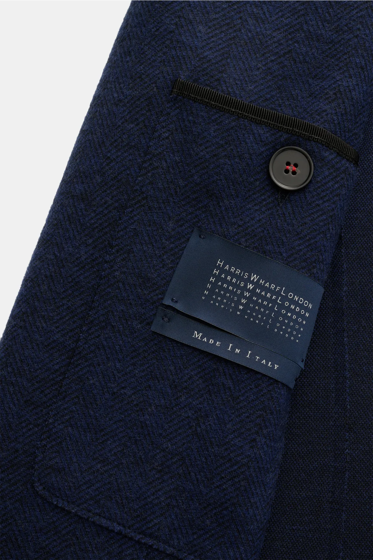 Harris Wharf London - Herren - Sakko dunkelblau gemustert – Bild 4