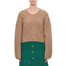 Lisa Yang - Hannan Chasmere Sweater - Größe 1 - braun Lisa Yang - Hannan Chasmere Sweater - Größe 1 - braun