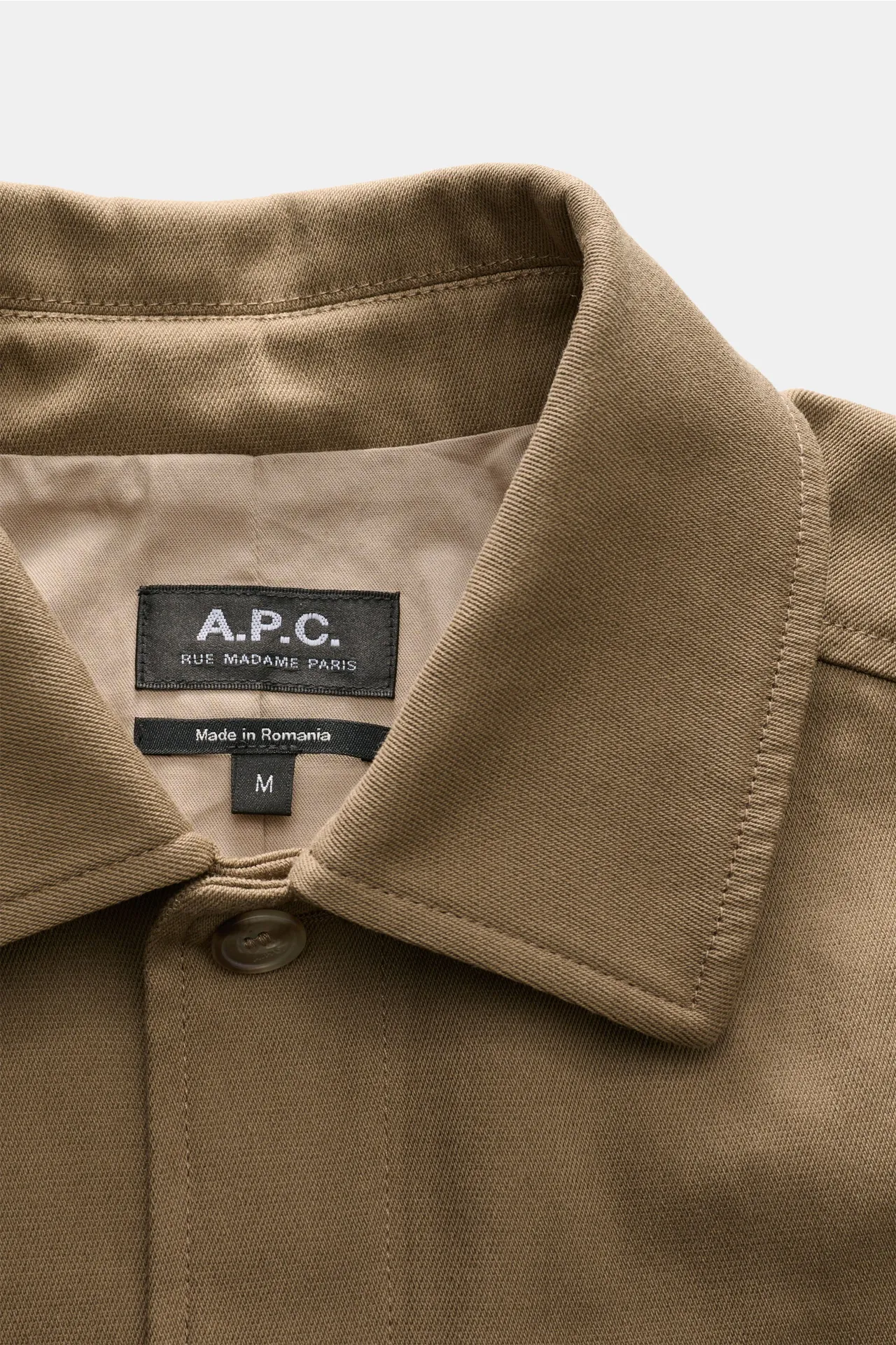 A.P.C. - Herren - Overshirt 'Jeffray' taupe – Bild 2