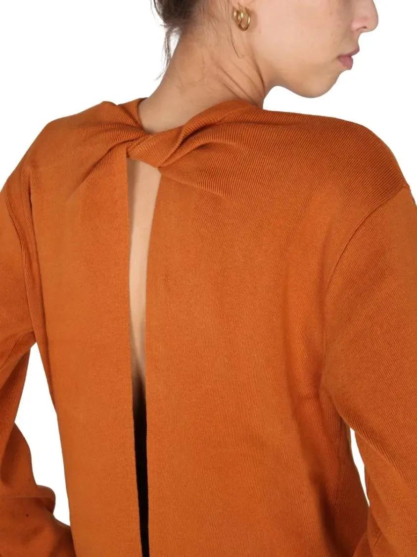 Proenza Schouler - Silk Blend Knit Top - Größe S - orange – Bild 2