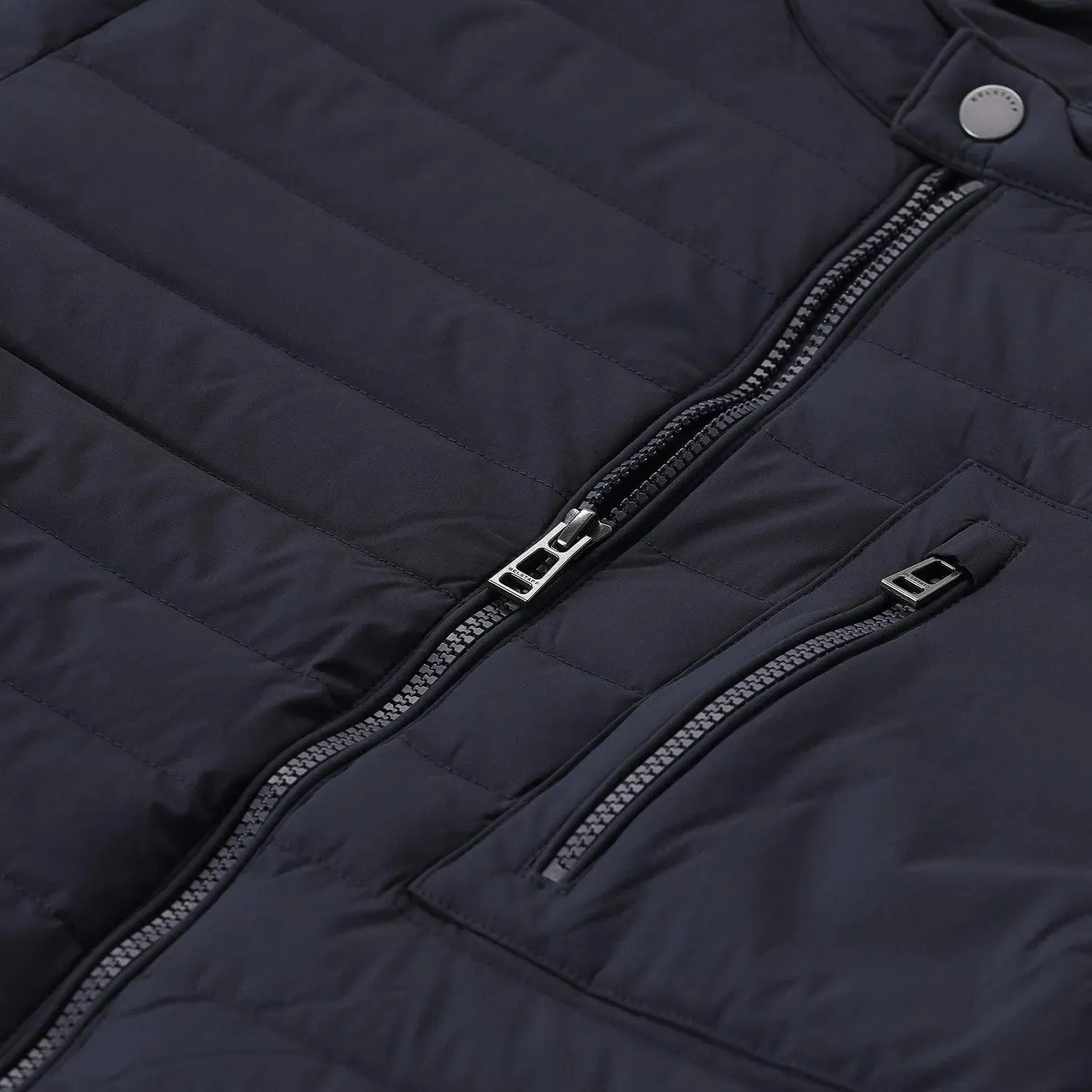 Belstaff - Jacke mit Logo - Größe S - blau – Bild 2