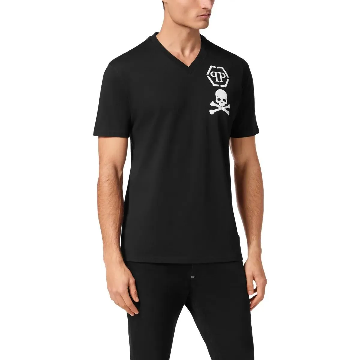 Philipp Plein - T-Shirt Skull - Größe XXL - schwarz – Bild 4