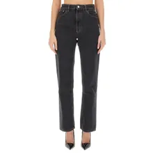 Gcds - Straight-Leg Black Denim Jeans - Größe 27 - schwarz Gcds - Straight-Leg Black Denim Jeans - Größe 27 - schwarz