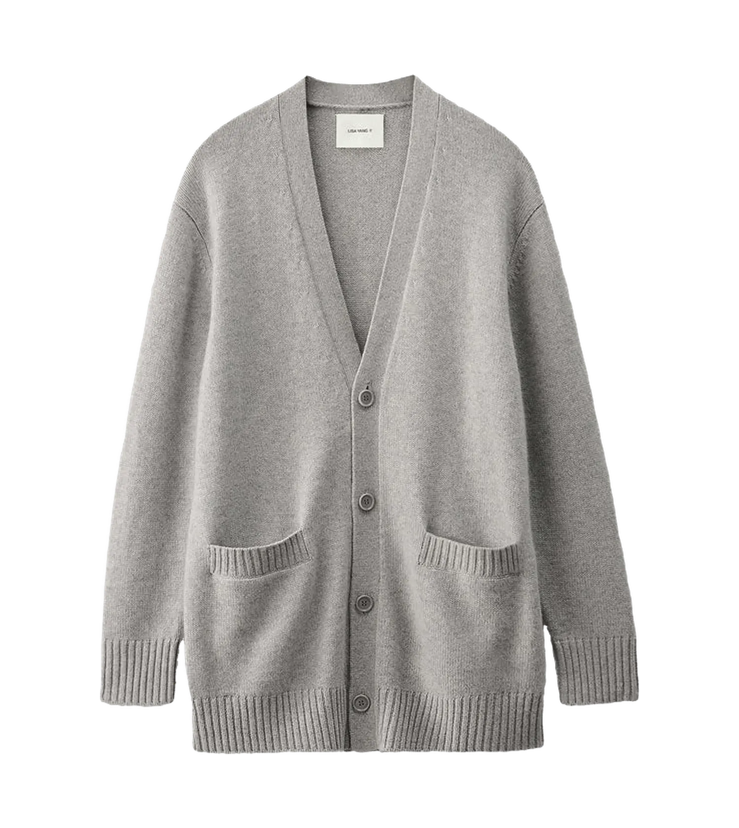 Lisa Yang - Wilson Strickjacke - Größe 3 - grau Lisa Yang - Wilson Strickjacke - Größe 3 - grau