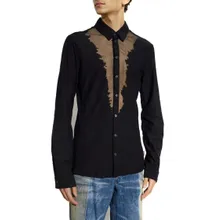 Diesel - Multicolor Artistic Shirt With Premium Fabric Blen - Größe M - bunt Diesel - Multicolor Artistic Shirt With Premium Fabric Blen - Größe M - bunt