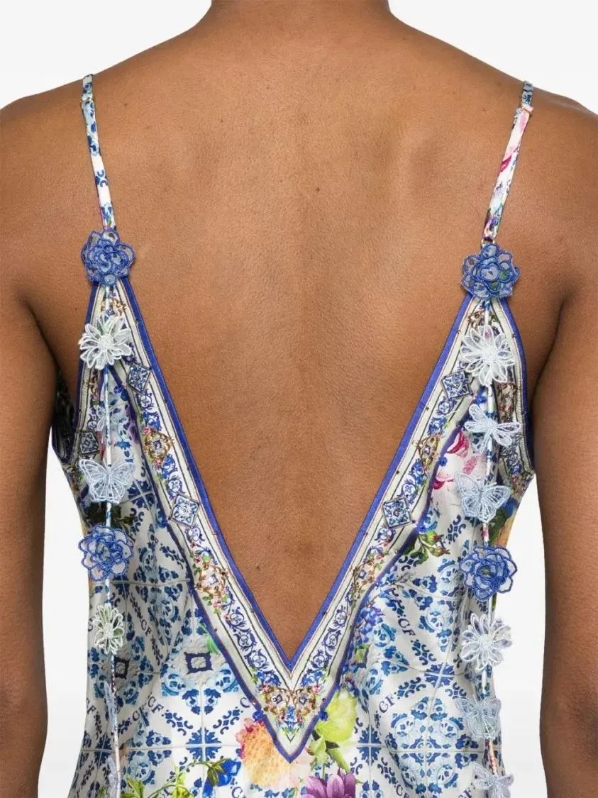 Camilla - Wall To Wall Wonders Maxi Dress - Größe L - blau – Bild 3