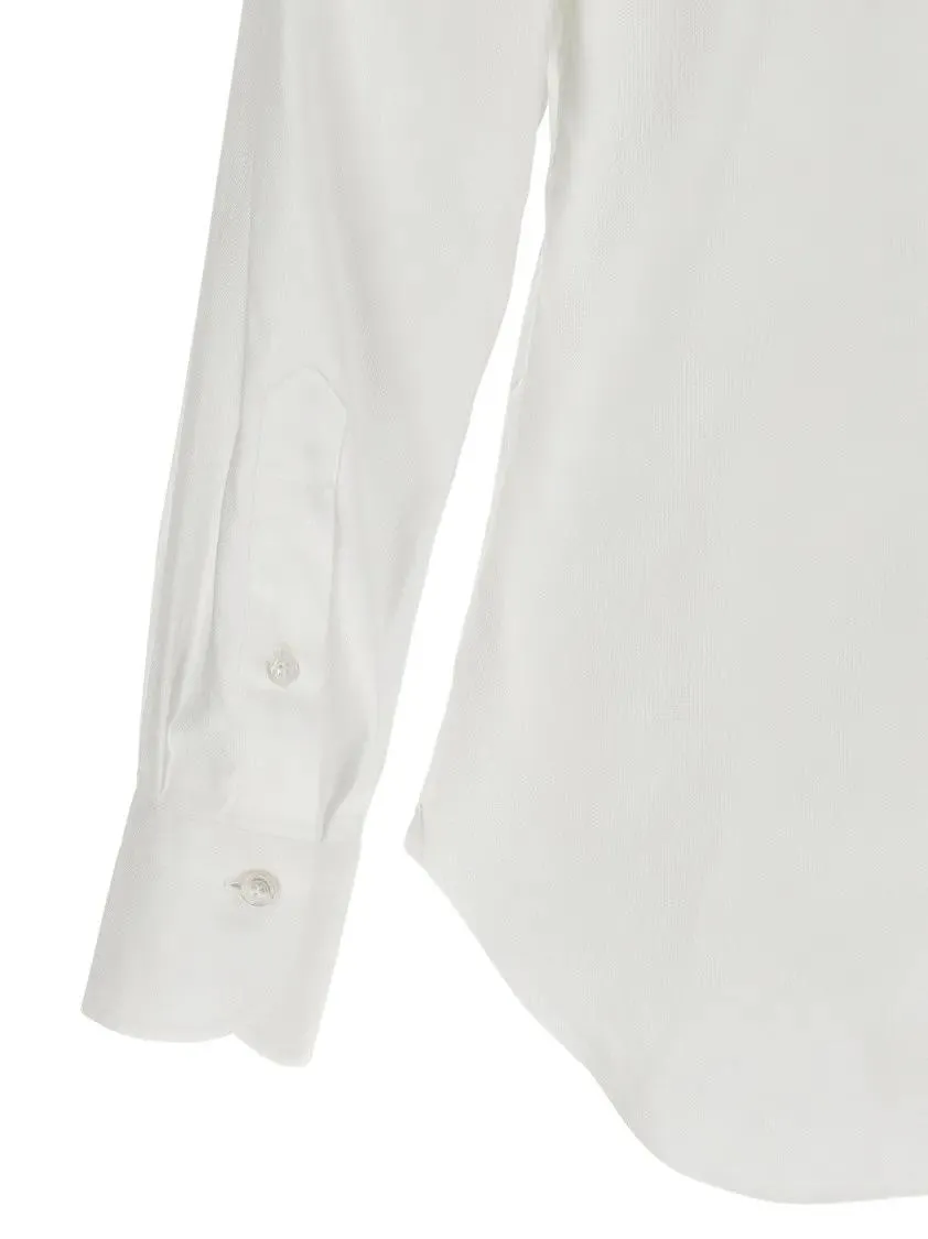 Finamore - 'Napoli' Shirt - Größe 40 - weiß – Bild 2