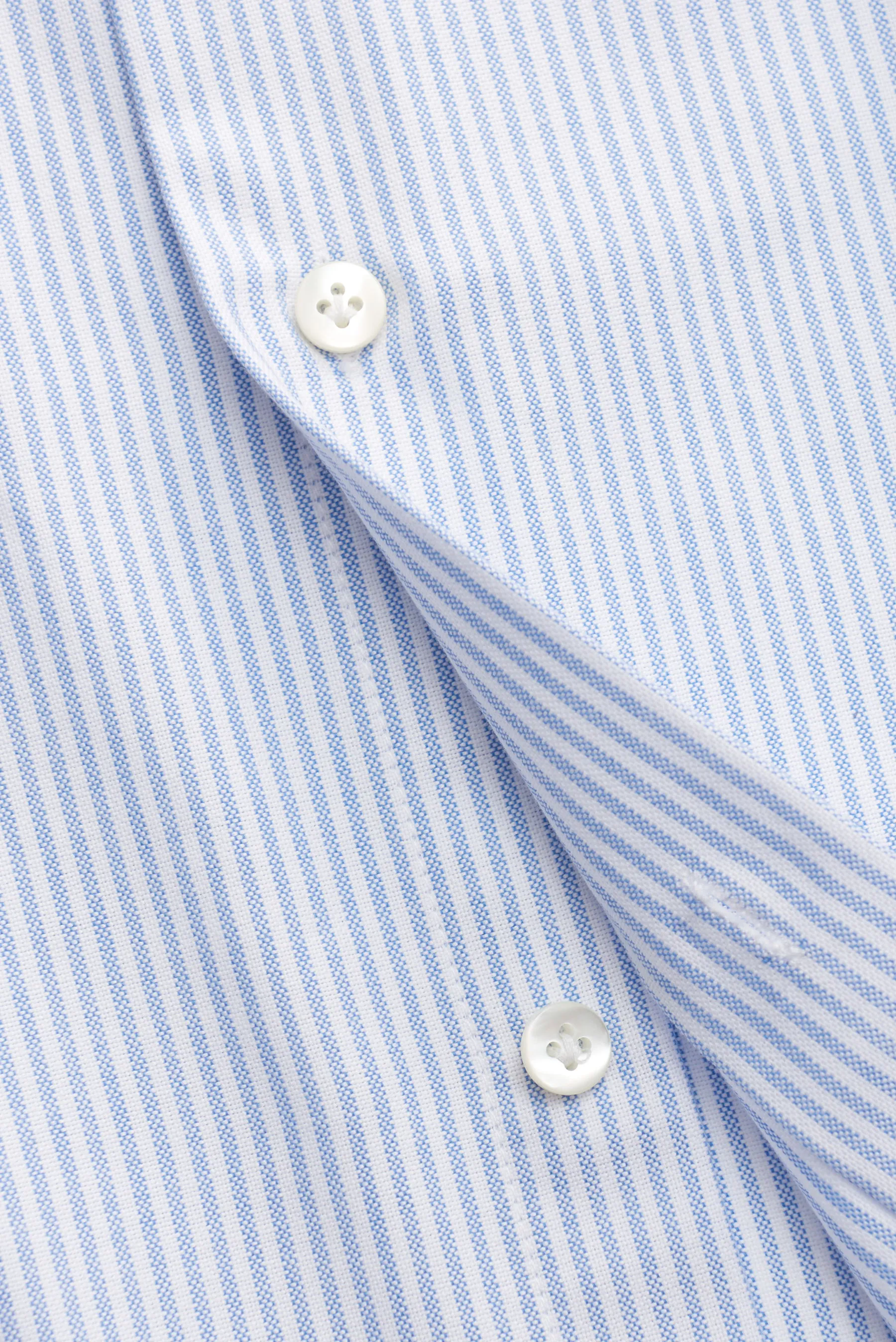 Guglielminotti - Herren - Oxfordhemd Haifisch-Kragen blau/weiß gestreift – Bild 4