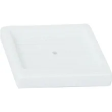 LaNature Seifenschale aus weissem Porzellan, 6,5 x 6,5 cm LaNature Seifenschale aus weissem Porzellan, 6,5 x 6,5 cm