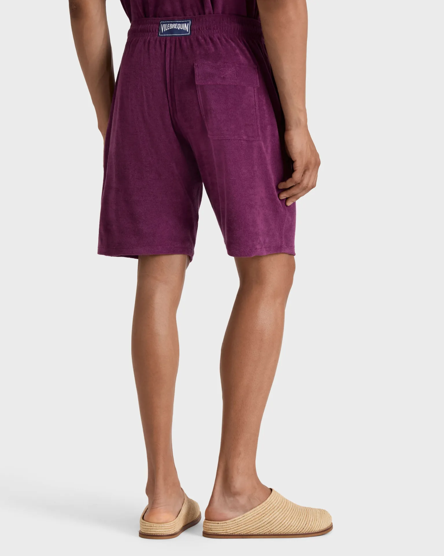 Vilebrequin - Jacquard-bermudashorts Aus Frottee - Bermuda - Bolide - Violett - Größe L – Bild 4