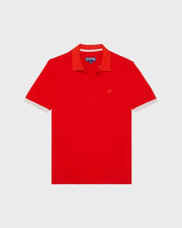 Vilebrequin - Solid Polohemd Aus Baumwolle Für Herren - Polohemd - Palatin - Rosa - Größe S Vilebrequin - Solid Polohemd Aus Baumwolle Für Herren - Polohemd - Palatin - Rosa - Größe S