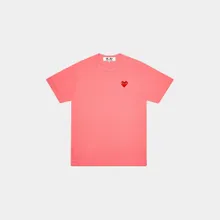 T-Shirt - Colourful - Pink/ Red Heart Emblem T-Shirt - Colourful - Pink/ Red Heart Emblem