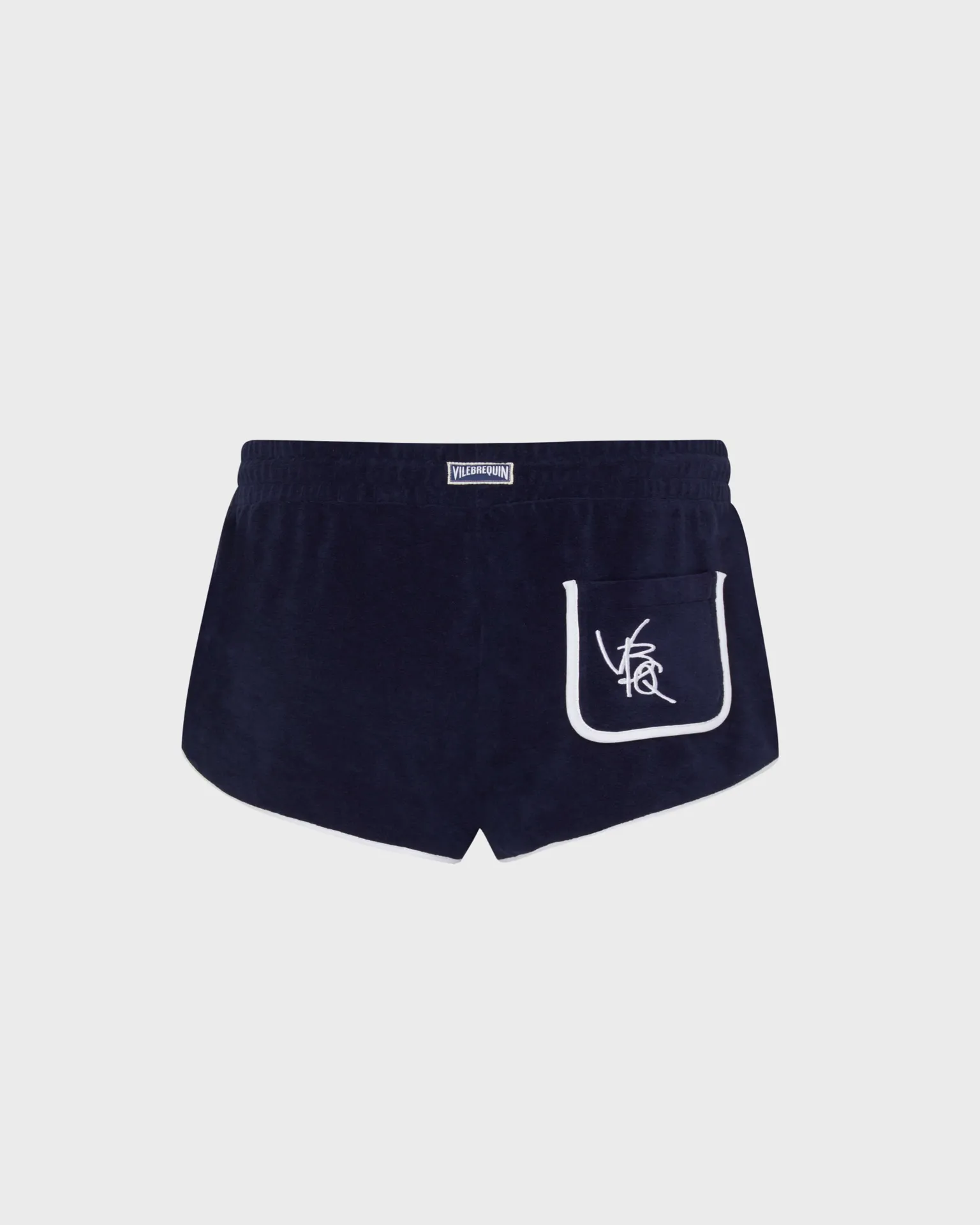 Vilebrequin - Vbq Line Frottee-shorts Für Damen - Shorty - Liddy - Blau - Größe L – Bild 2