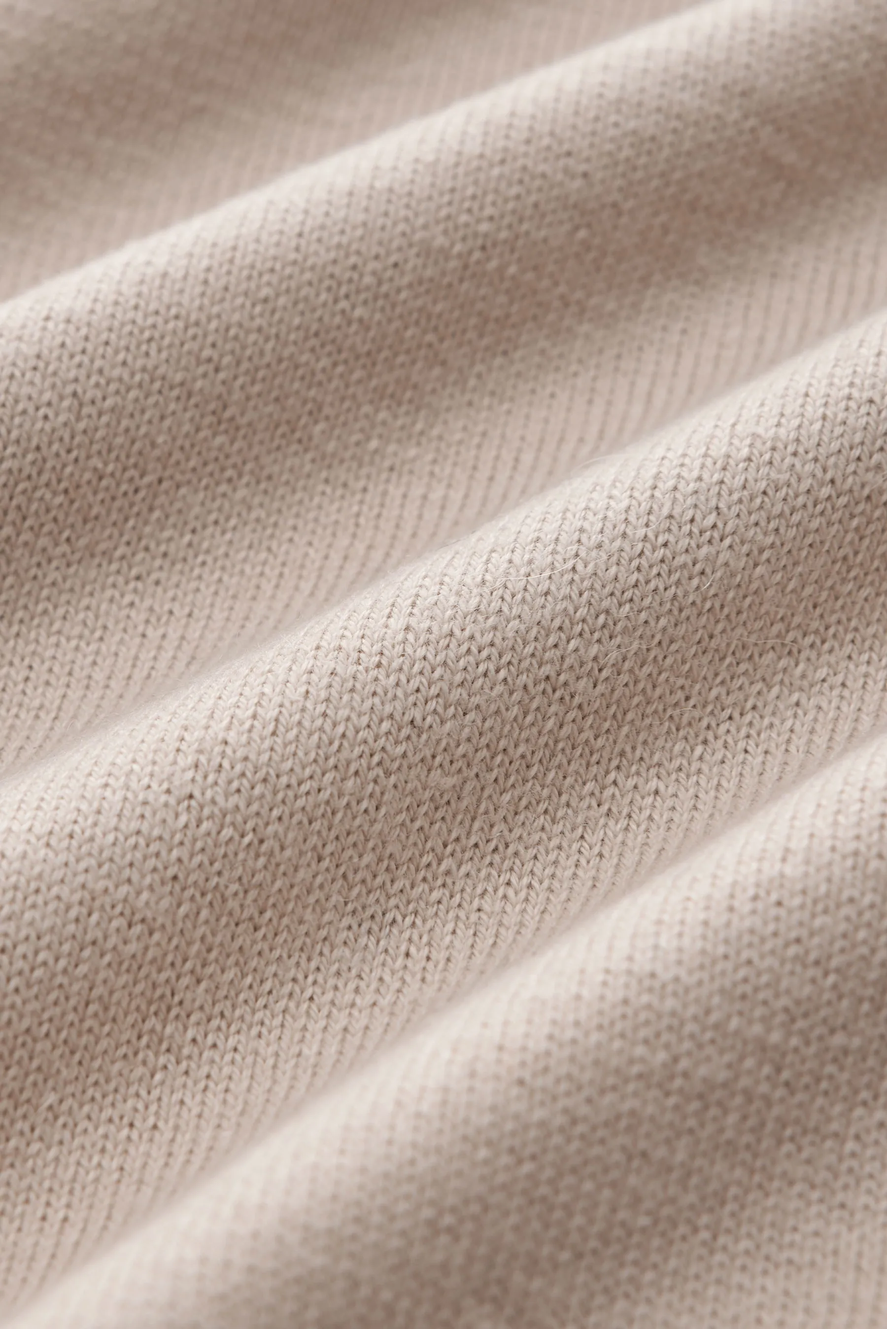 04651/ A trip in a bag - Herren - Kurzarm-Strickhemd 'Foggy Shirt' schmaler Kragen beige – Bild 5