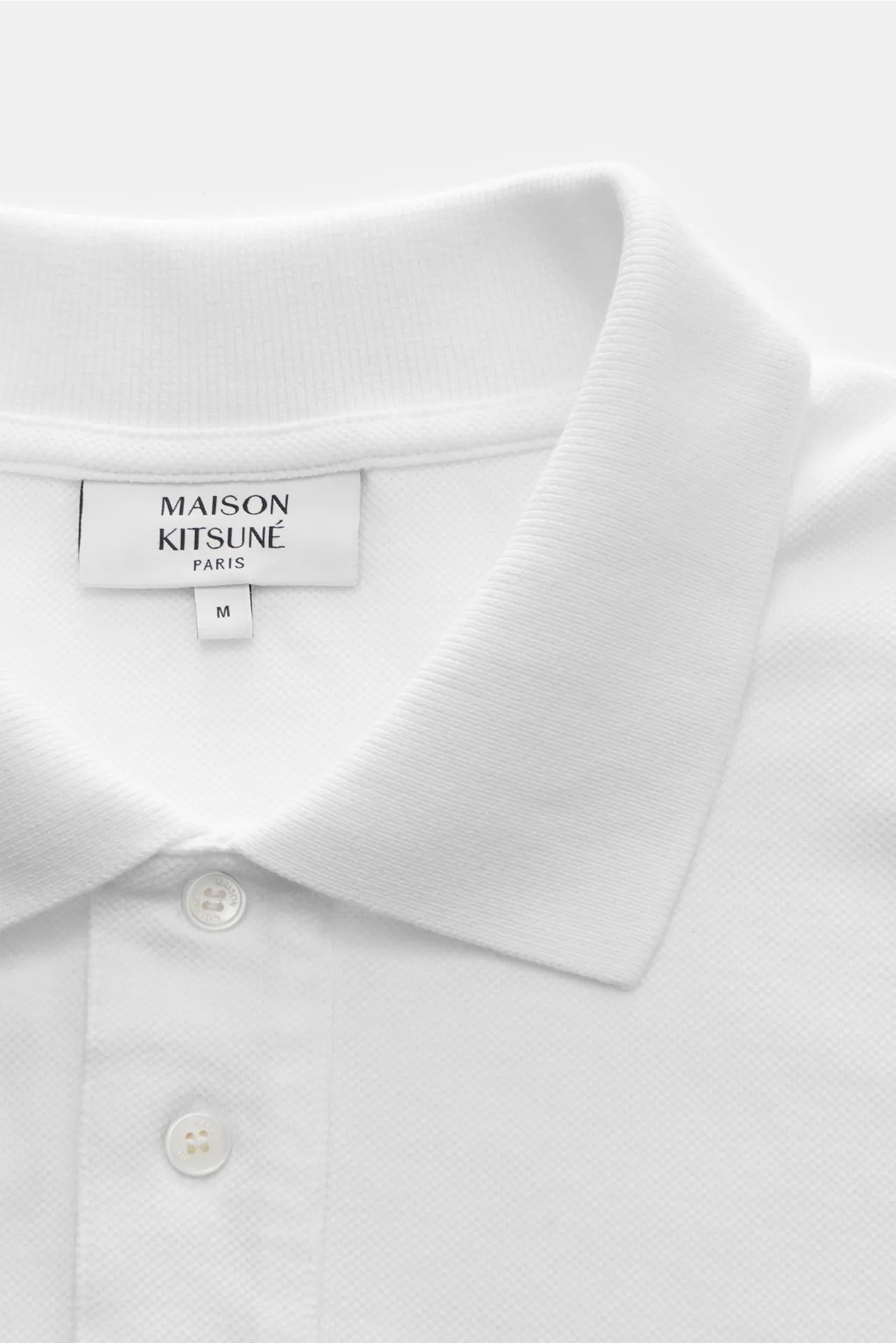 Maison Kitsuné - Herren - Poloshirt weiß – Bild 2