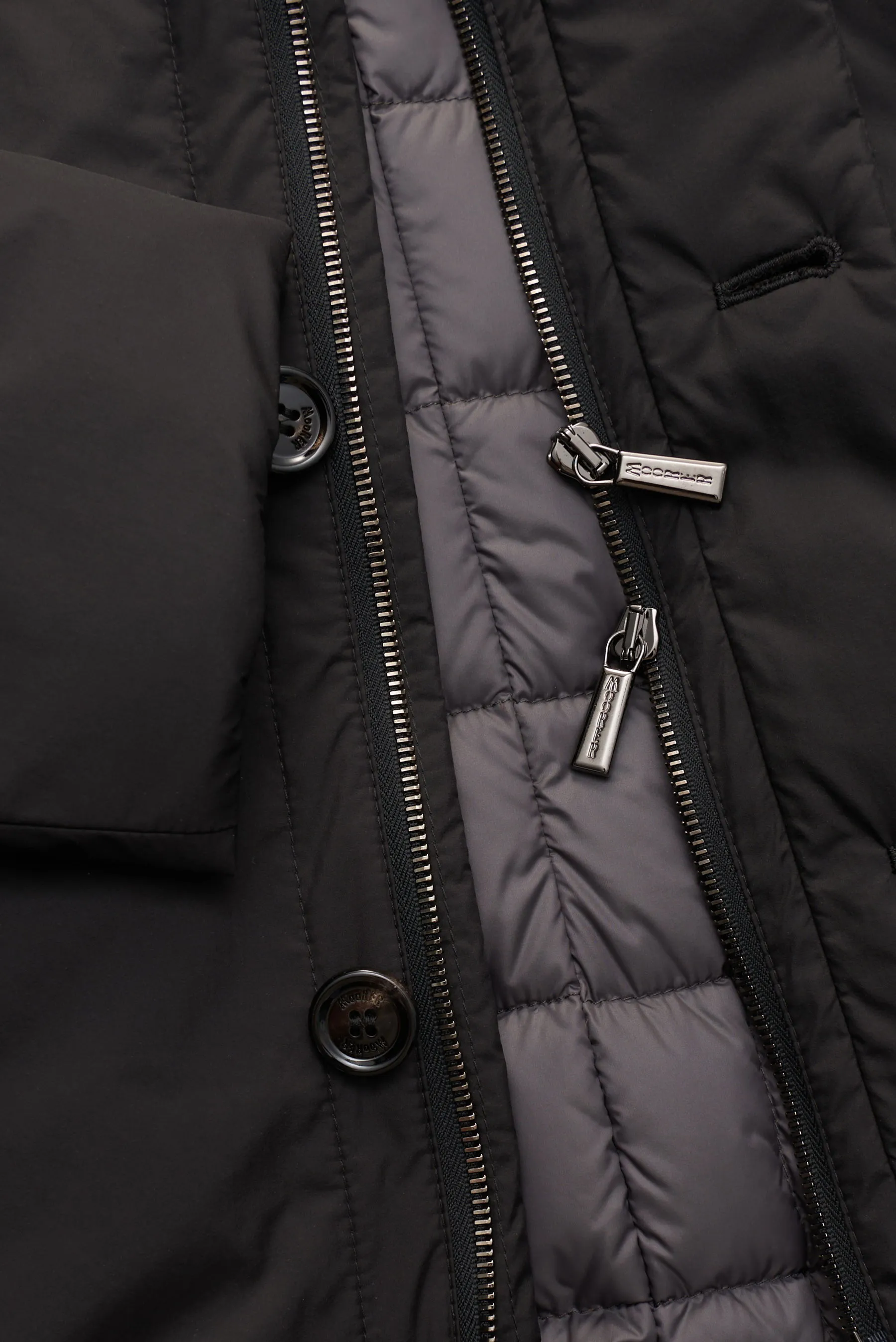 Moorer - Herren - Daunen-Kurzmantel 'Dante' schwarz – Bild 4