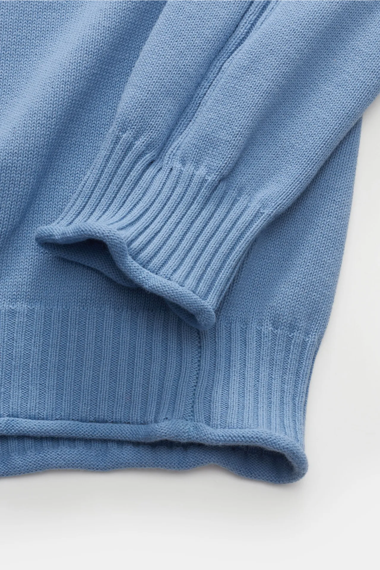 04651/ A trip in a bag - Herren - Kapuzenpullover 'Foggy Hoodie' rauchblau – Bild 4