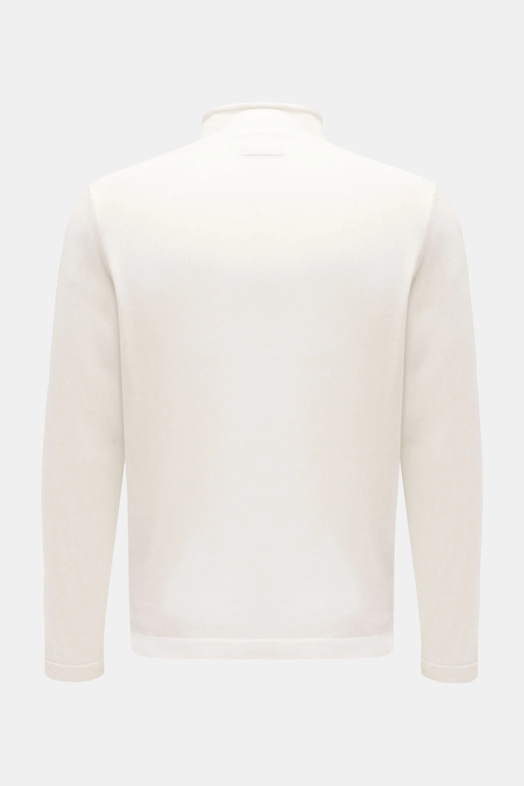 04651/ A trip in a bag - Herren - Pullover 'Foggy Roll Crew' offwhite – Bild 3