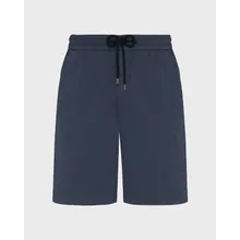 Vilebrequin - Men Satin Cotton Elastic Waist Bermuda Shorts Solid - Bermuda - Bartolo - Blau - Größe L Vilebrequin - Men Satin Cotton Elastic Waist Bermuda Shorts Solid - Bermuda - Bartolo - Blau - Größe L