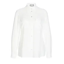 SEM PER LEI - Bluse 2 Taschen - Größe 36 - creme SEM PER LEI - Bluse 2 Taschen - Größe 36 - creme