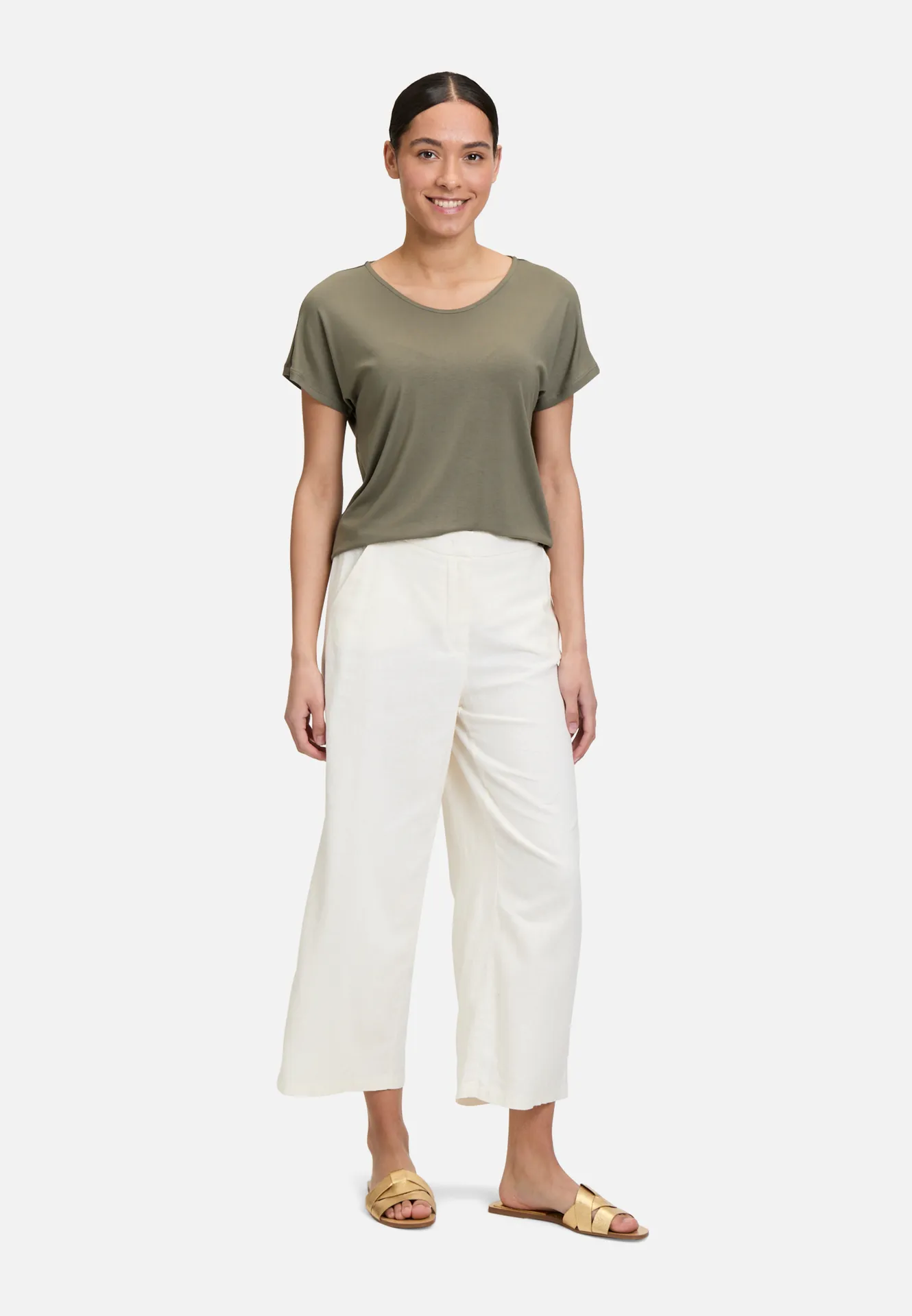 Casual-Shirt mit V-Ausschnitt – Bild 2