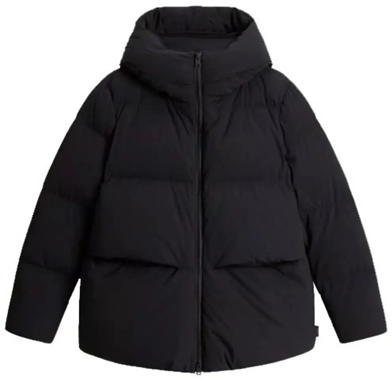 Woolrich - Quilted Puffer Jacket With High Collar - Größe S - schwarz Woolrich - Quilted Puffer Jacket With High Collar - Größe S - schwarz