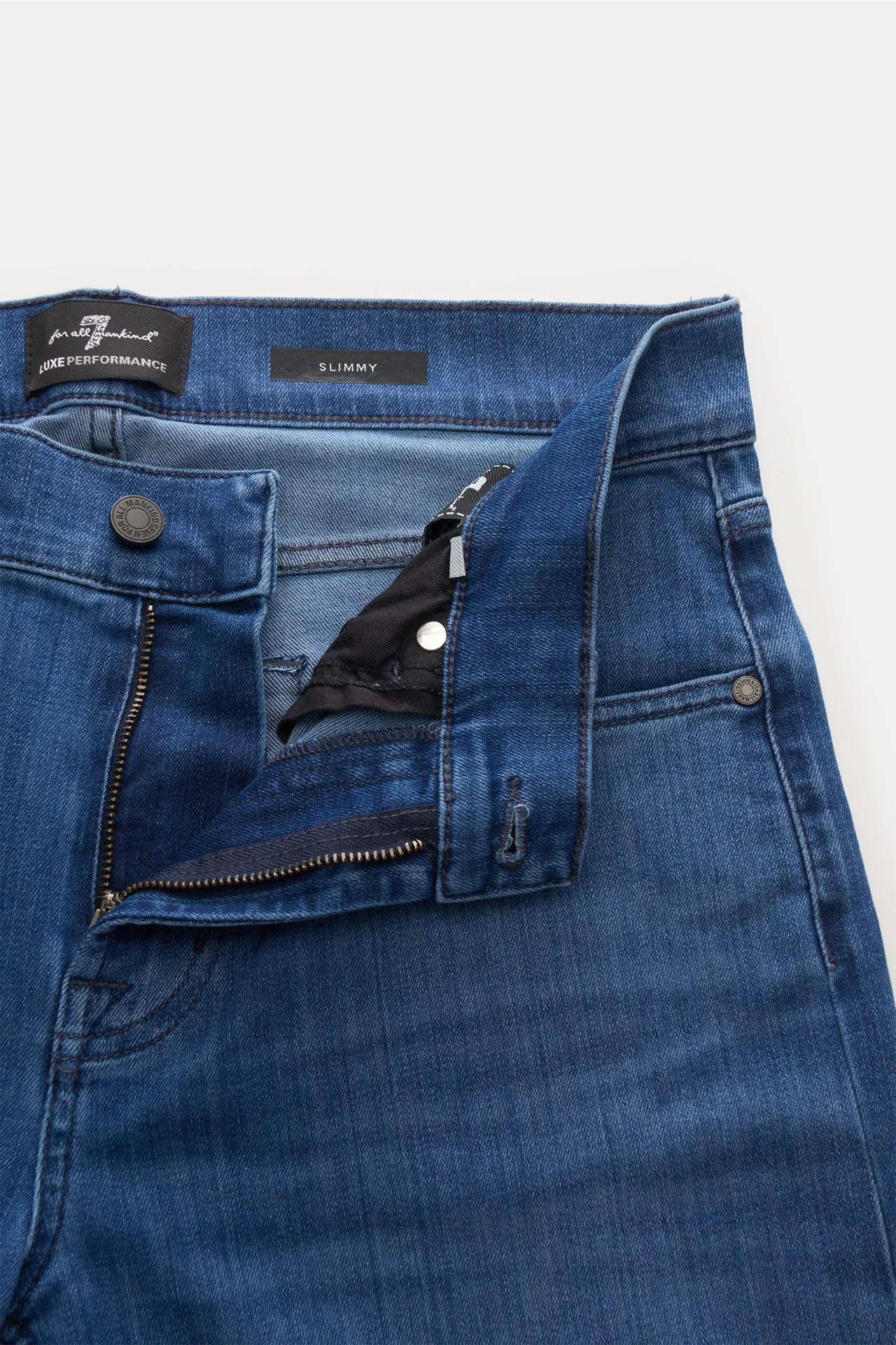 7 for all mankind - Herren - Jeans 'Slimmy' blau – Bild 4