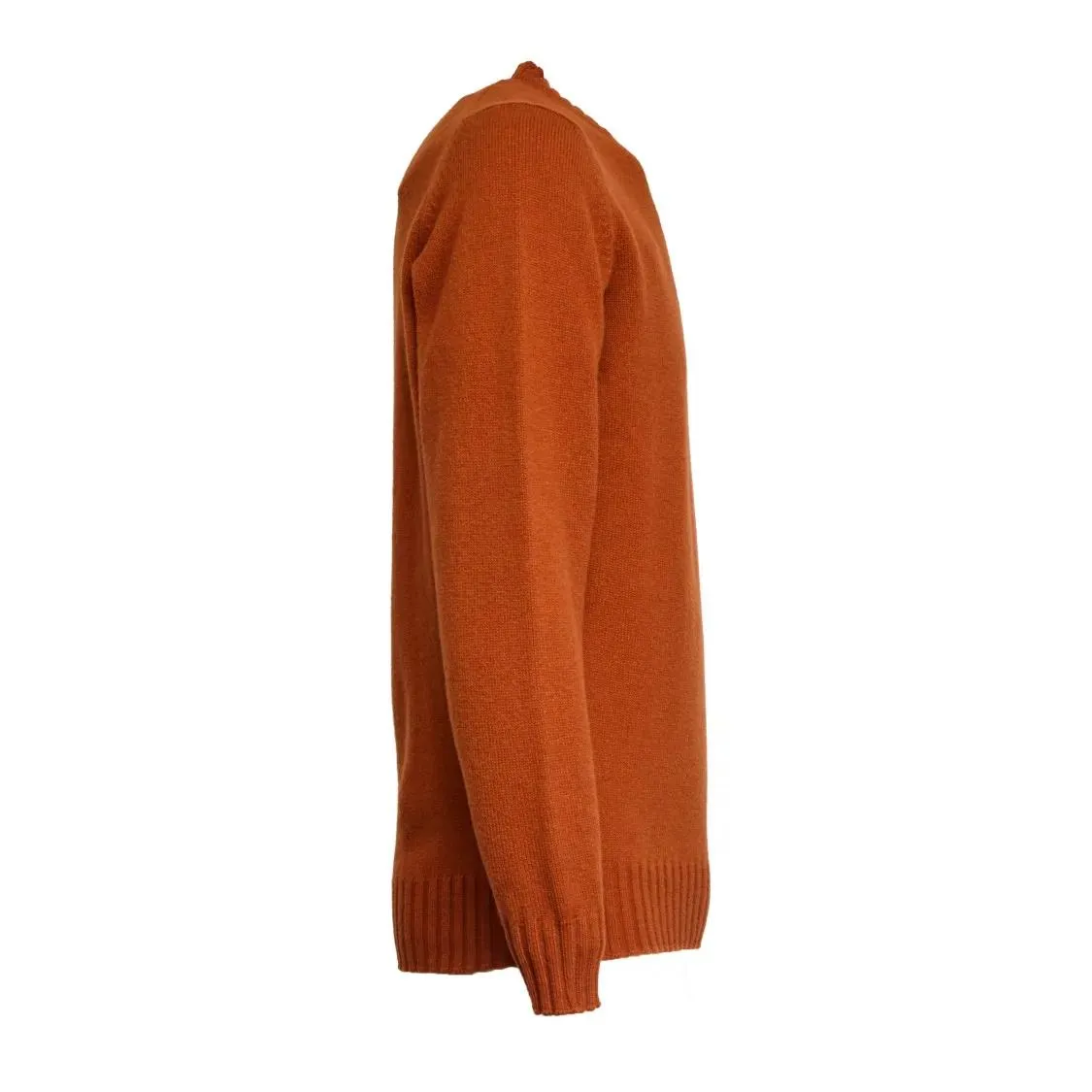 FILIPPO DE LAURENTIIS - Crew Neck Sweater In Wool-Cashmere Blend - Größe 54 - orange – Bild 2