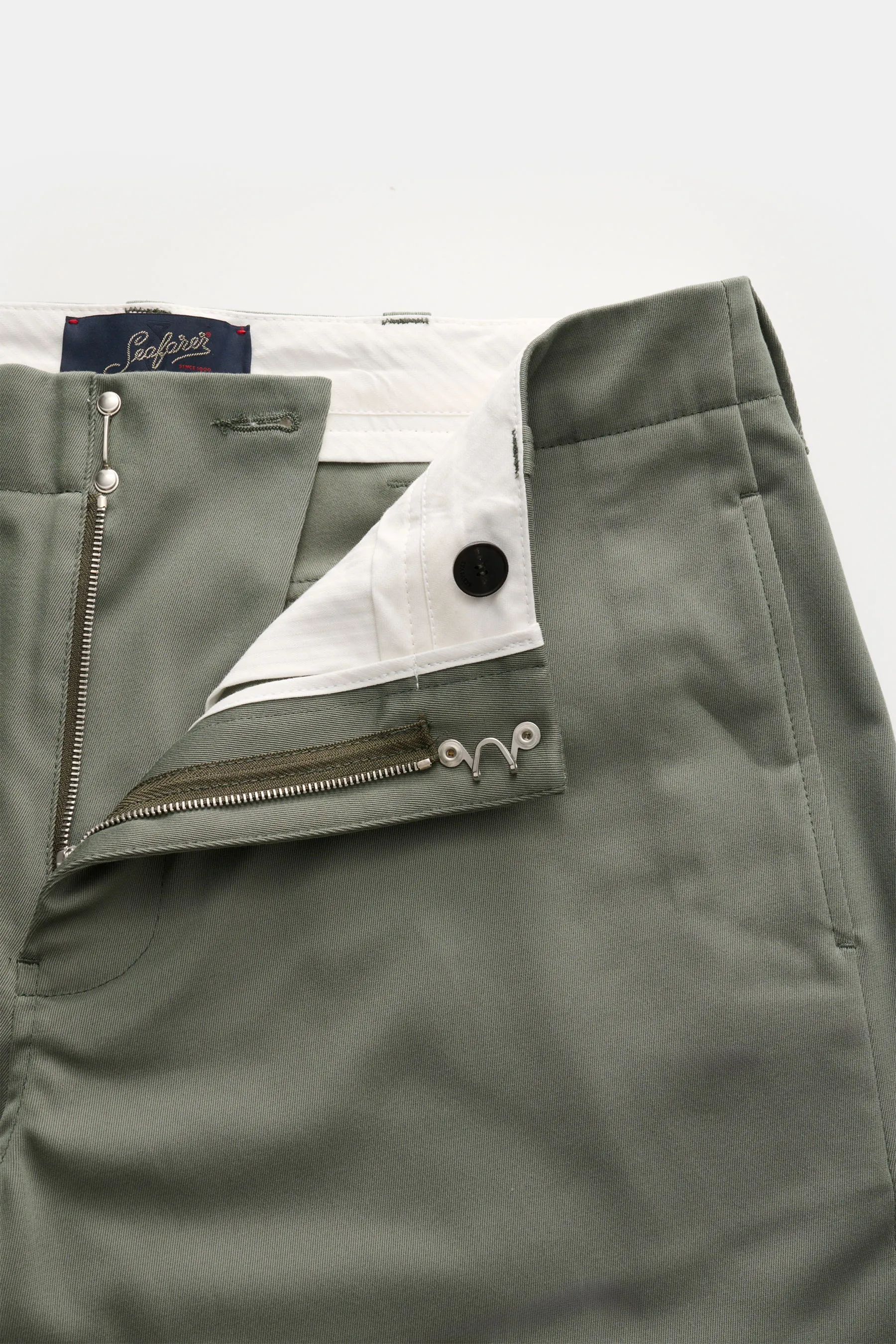 Seafarer - Herren - Baumwollhose 'Yale' graugrün – Bild 4