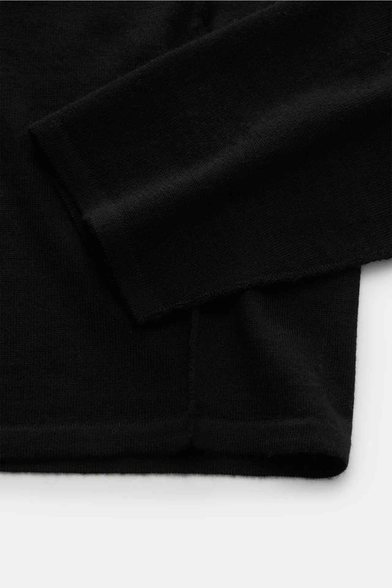 Kiefermann - Herren - Merino Feinstrick-Pullover 'Marleys' schwarz – Bild 3