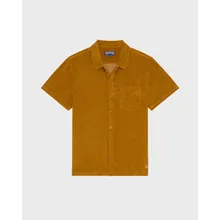 Vilebrequin - Solid Bowling-hemd Aus Frottee Für Herren - Hemd - Charli - Marone - Größe M Vilebrequin - Solid Bowling-hemd Aus Frottee Für Herren - Hemd - Charli - Marone - Größe M