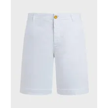 Vilebrequin - Men Satin Cotton Bermuda Shorts Solid - Bermuda - Belin - Weiss - Größe XXL Vilebrequin - Men Satin Cotton Bermuda Shorts Solid - Bermuda - Belin - Weiss - Größe XXL