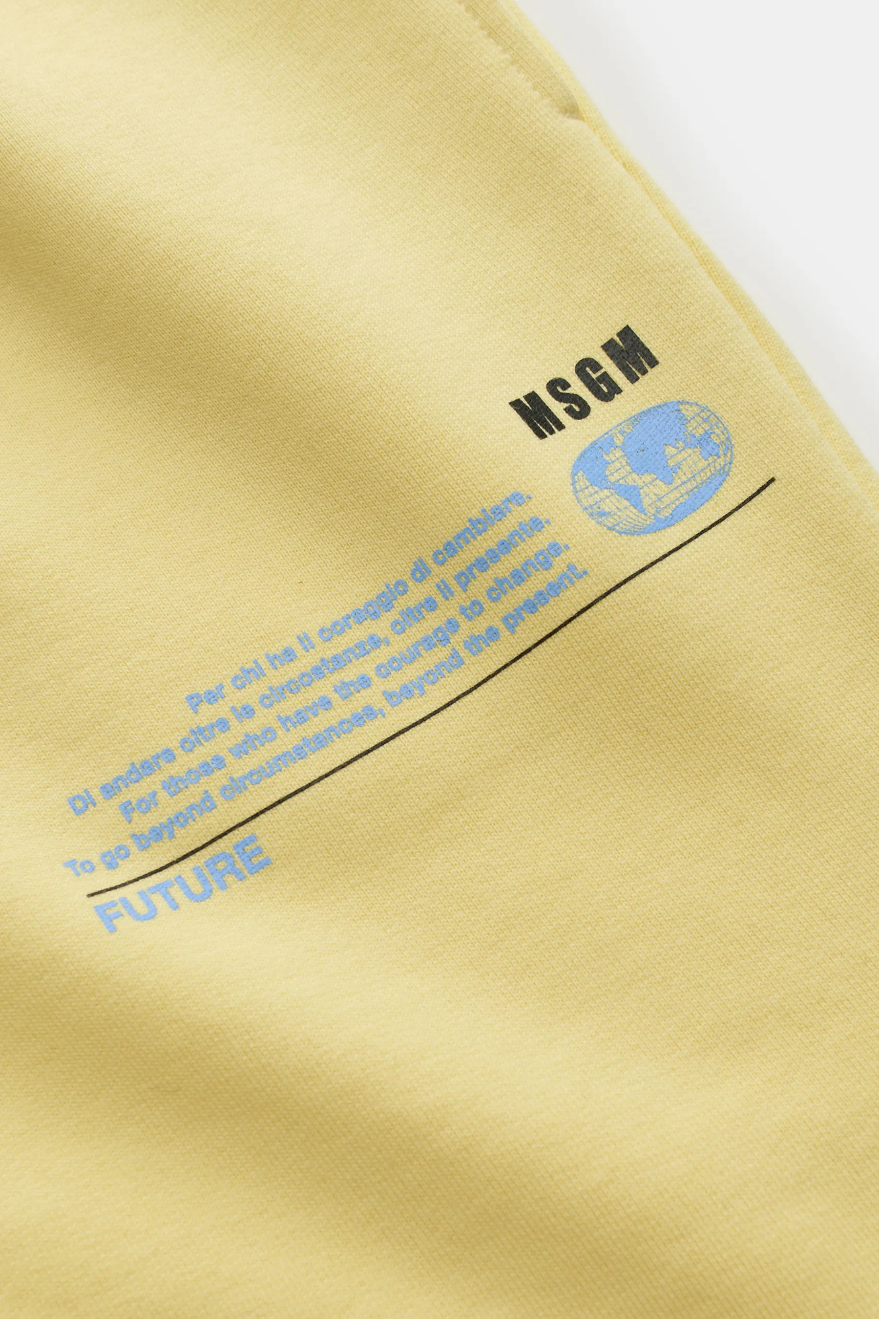 MSGM - Herren - Sweathose hellgelb – Bild 5