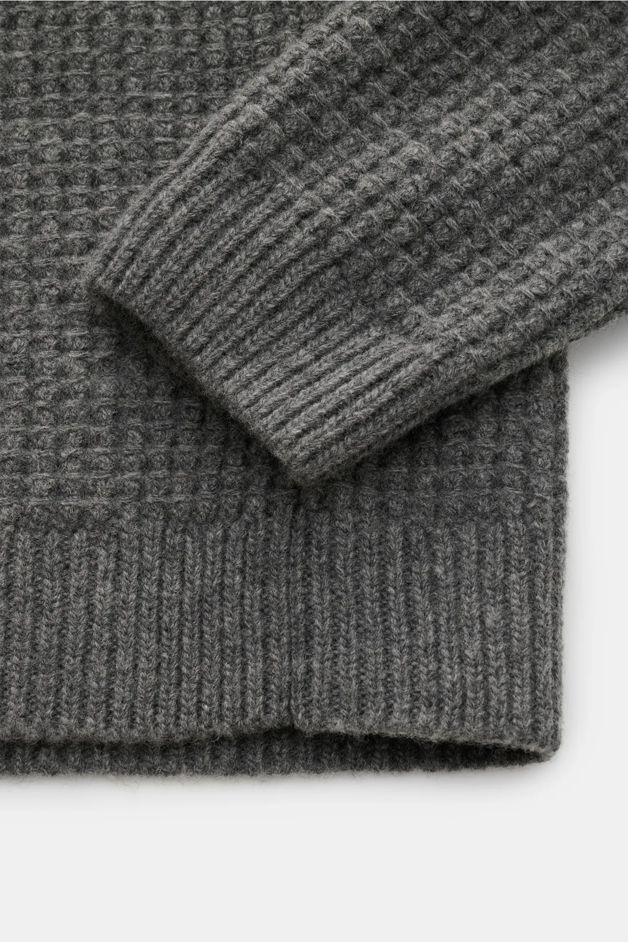 Closed - Herren - Strickpolo grau – Bild 3