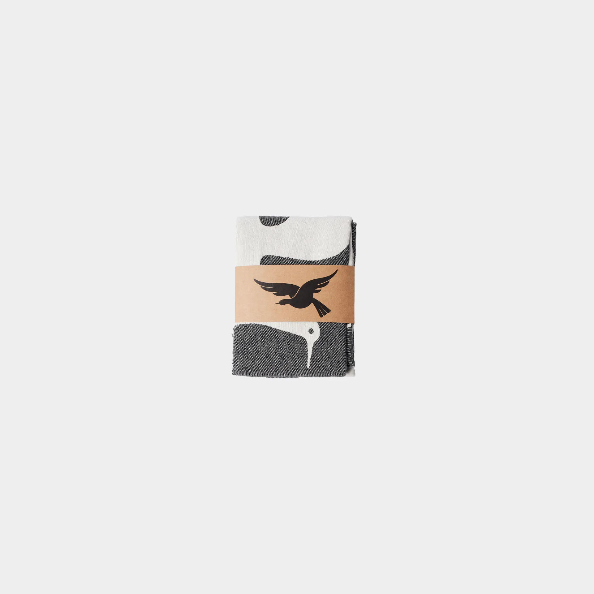 Infinite Kitchen Bird Towel Set Black Infinite Kitchen Bird Towel Set Black