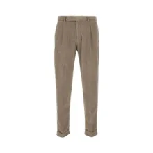 Pt01 - Wide Ribbed Velvet Trousers - Größe 48 - beige Pt01 - Wide Ribbed Velvet Trousers - Größe 48 - beige