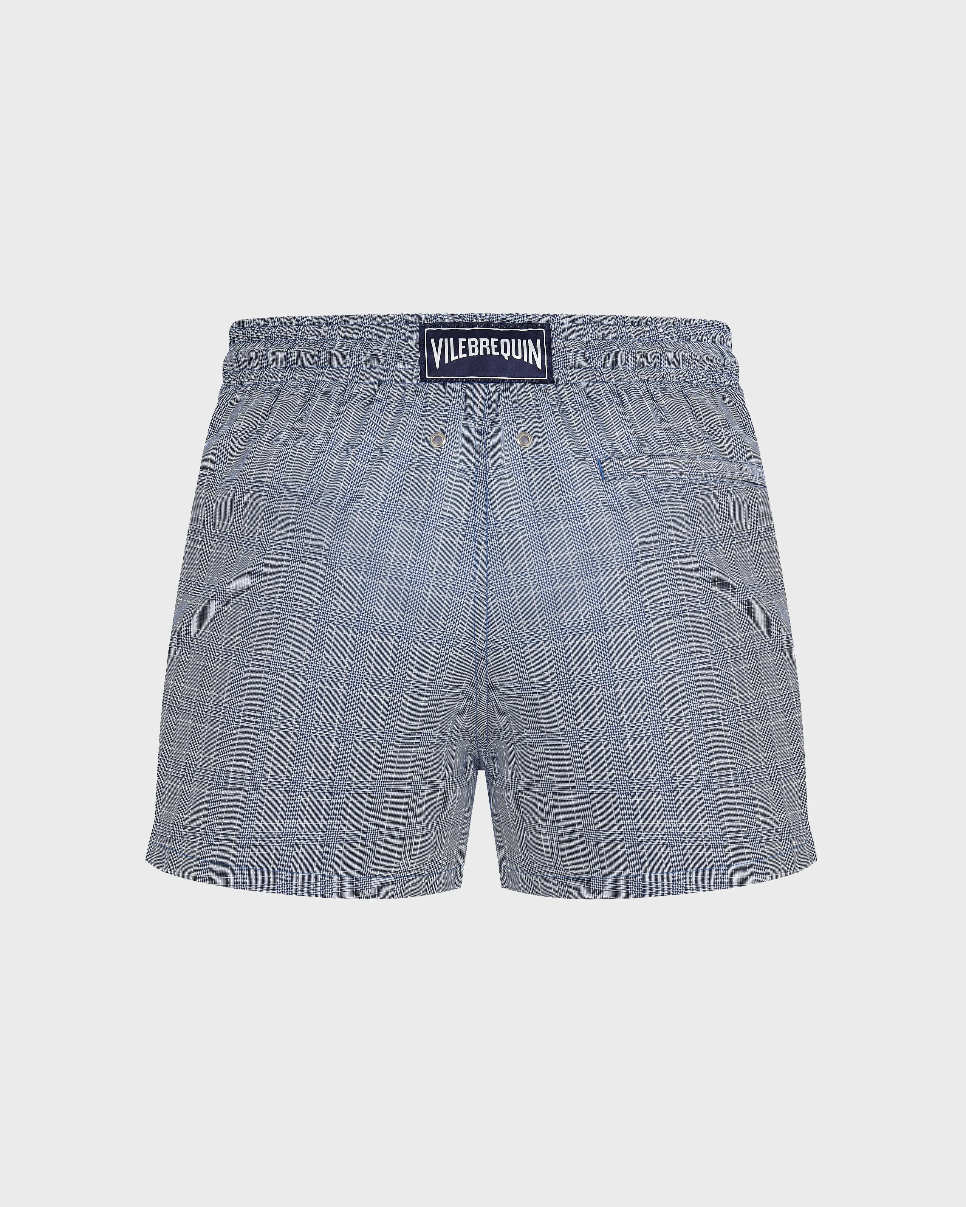 Vilebrequin - Prince Of Wales Check Badeshorts Aus Ultradünner Wolle Für Herren - Bademode - Milton - Blau - Größe M – Bild 2