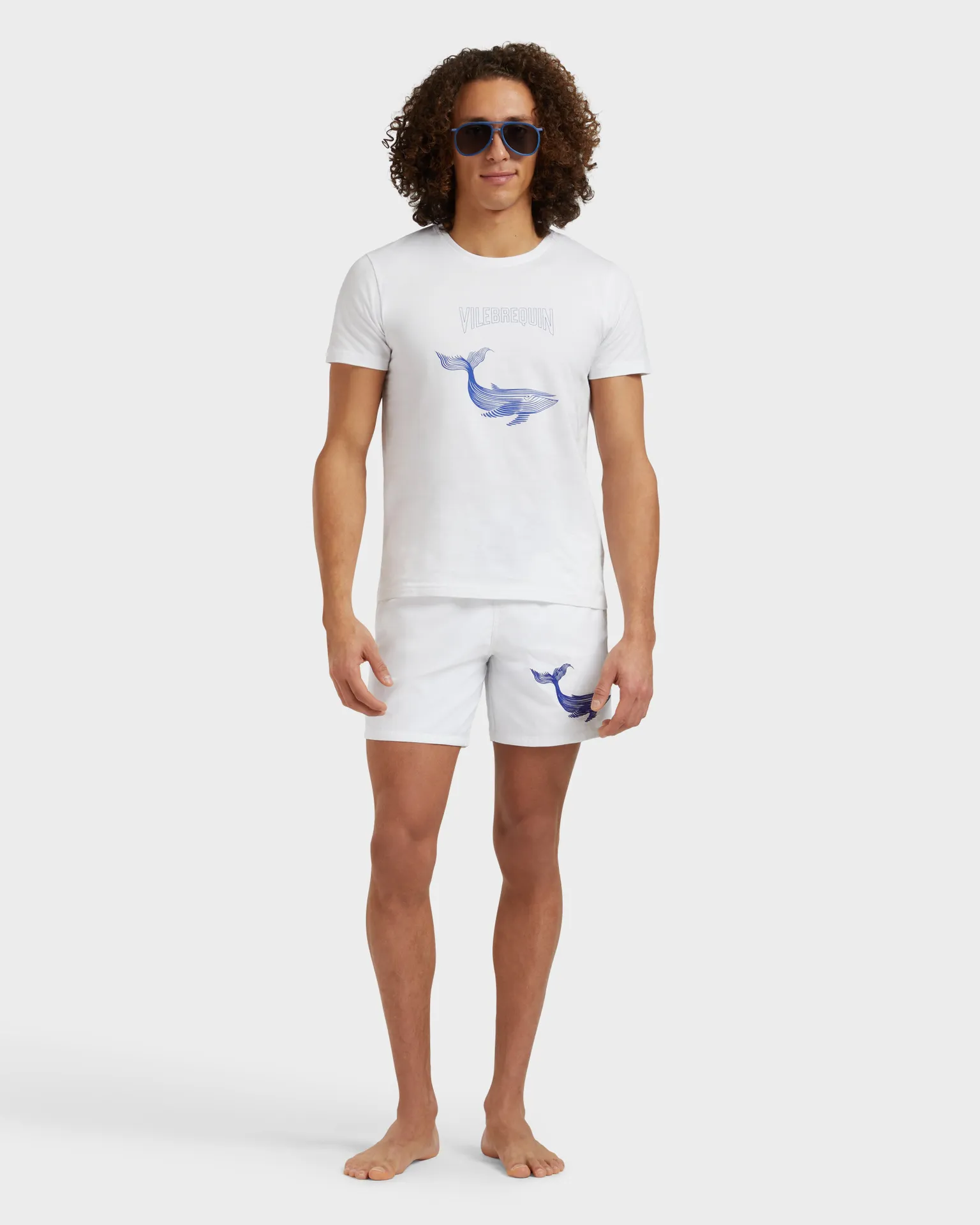 Vilebrequin - Whale Badeshorts Mit Stickerei Für Herren - Bademode - Motu - Weiss - Größe XL – Bild 7