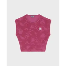 Vilebrequin - Tanktop Aus Frottee Mit Jacquard-rosen Für Mädchen - T-shirt - Garla - Rot - Größe 10 Vilebrequin - Tanktop Aus Frottee Mit Jacquard-rosen Für Mädchen - T-shirt - Garla - Rot - Größe 10