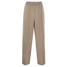 Fabiana Filippi - Relaxed Fit Straight Trousers - Größe 40 - beige Fabiana Filippi - Relaxed Fit Straight Trousers - Größe 40 - beige